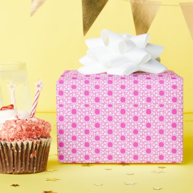 Cute Floral Pattern Wrapping Paper (Birthday Party)