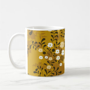 Cute floral seamless pattern on musterabstract,art coffee mug