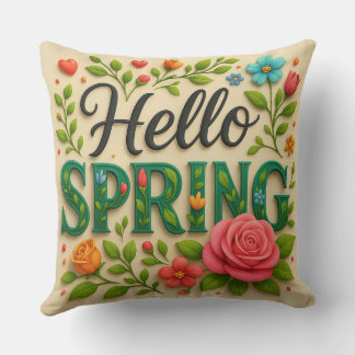 Cute Floral Spring Cushion