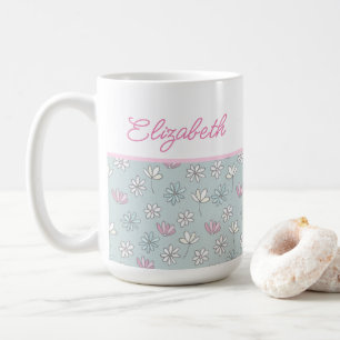 Cute Flower Art Coffee Mug