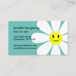Cute Flower Business Card