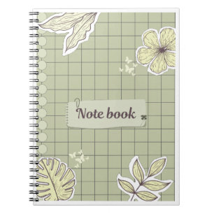 Cute flower butterflies notebook