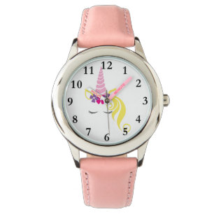 Cute Flower Crown Unicorn Watch