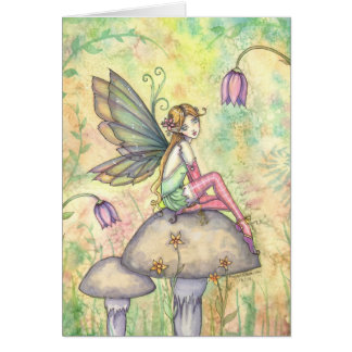 Cute Flower Fairy Card by Molly Harrison