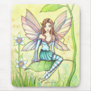Cute Flower Fairy Fantasy Art Mouse Mat
