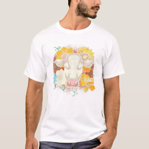 Cute Flower Farm Animal Lover Farmer Vintage Cow T-Shirt