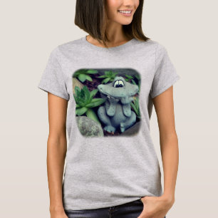 Cute Flower Garden Frog Nature T-Shirt