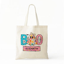 Cute Flower Ghost Boo Halloween Trick or Treat