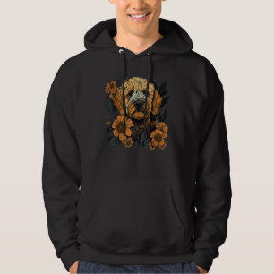 Cute Flower Goldendoodle summer Floral Golden Dood Hoodie