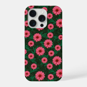 Cute flower pattern iPhone 15 pro case