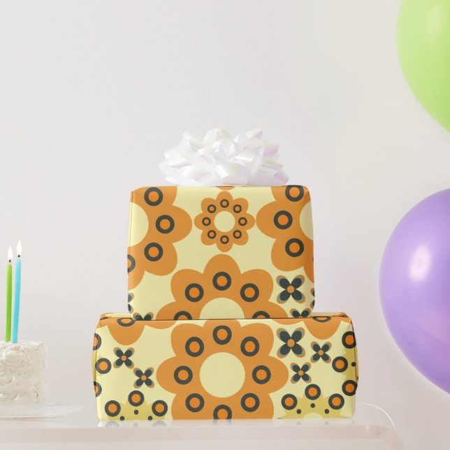cute flower petal pattern 3 wrapping paper (Party Gifts)