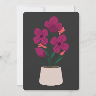 Cute Flower Pot Mother’s Day Card