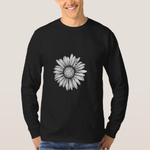 Cute Flower with Bumble Bee Tee For The Gardener