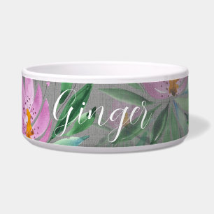 Cute Flowers Bloom Watercolor Monogrammed