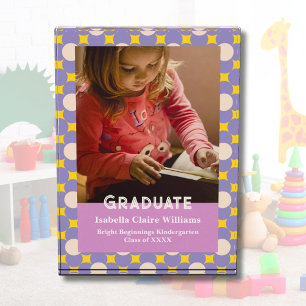 Cute Flowers Graduation Gifts for Kindergarteners Photo Block