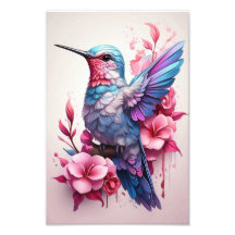 Cute Flowers Magic Bird