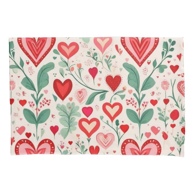 Cute flowers  pillowcase (Front)