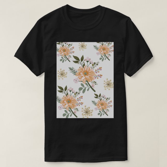 cute flowers T-Shirt (Design Front)