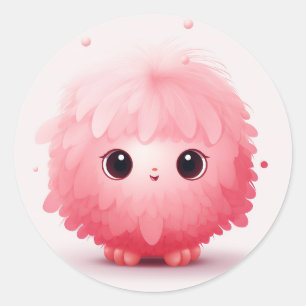  Cute Fluffy Ball Cartoon Stickers