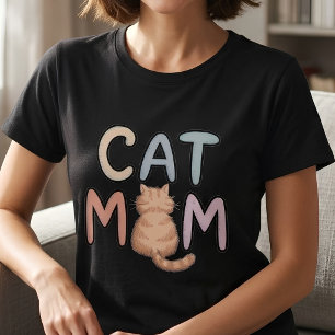 Cute Fluffy Cat Funny Orange Kitty Butt Lover T-Shirt