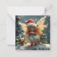 Cute fluffy christmas Fairy