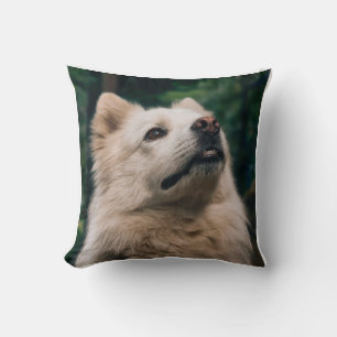 Cute Fluffy Dog Pillow, Adorable Dog Lover Home De Cushion