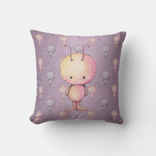 Cute Fluffy Fuzzy Monsters Cushion