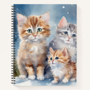 Cute Fluffy Kittens Notebook