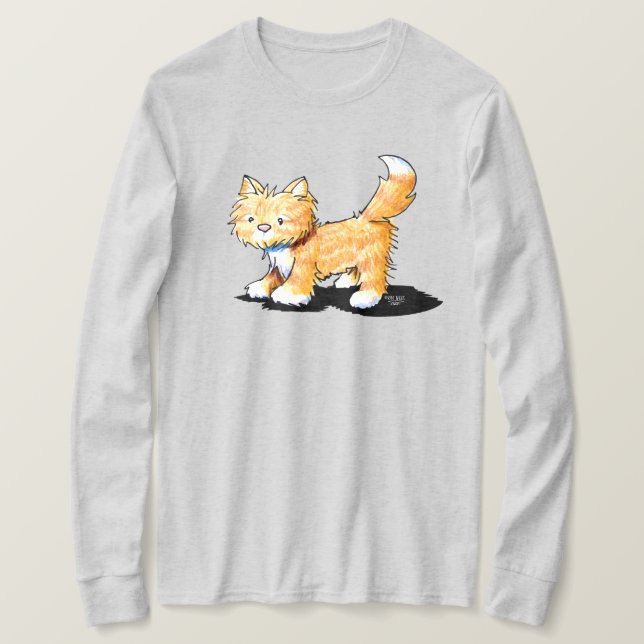 Cute Fluffy Kitty T-Shirt (Design Front)