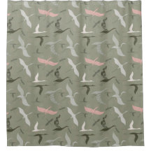 Cute flying birds pattern
