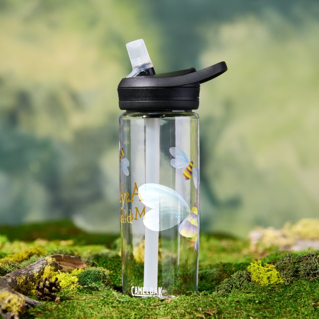 Cute flying bumble bee kids drinks bottle (Outdoor)