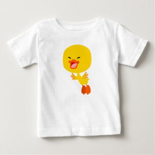 Cute Flying Cartoon Duckling Baby T-Shirt