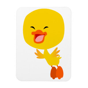 Cute Flying Cartoon Duckling Flexible Magnet