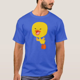 Cute Flying Cartoon Duckling T-Shirt