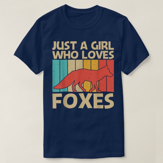 Cute Fo Design For Girls Mom Vulpine Fo Wild Anima T-Shirt (Design Front)