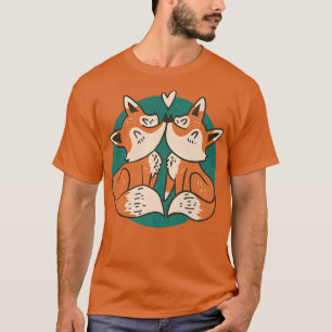 Cute Foes Couple Fo Animals Premium 925 T-Shirt