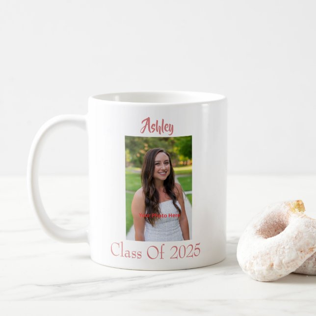 Cute Follow Your Dreams Graduation Coffee Mug (With Donut)