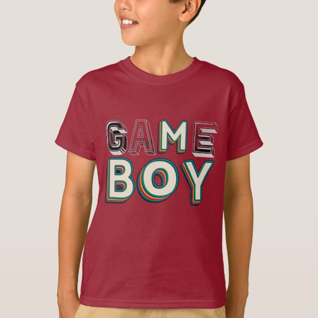 Cute Fonts Graphics Kids T-Shirt (Front)