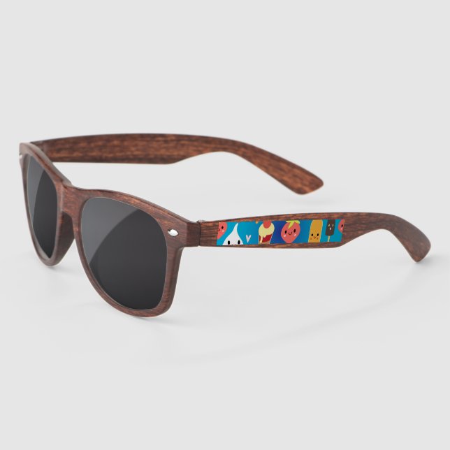 Cute food characters clipart sunglasses (Left)