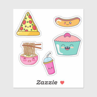 Cute Food Stickers