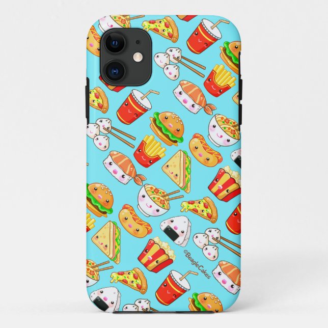 Cute Foods Phone Case (Back)