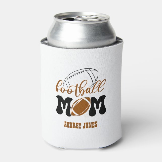 Cute Football Mum Can Cooler (Can Front)