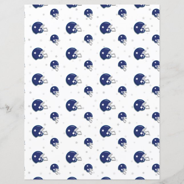 Cute Football Paper Sheet (Front)