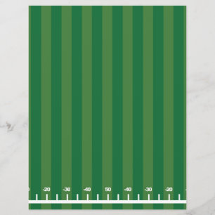 Cute Football Paper Sheet