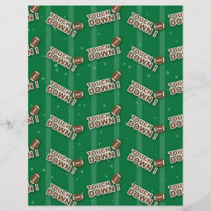 Cute Football Paper Sheet
