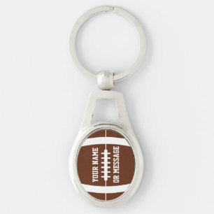 Cute Football Personalised Key Ring