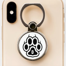 Cute Footprint Logo with Monogram Text