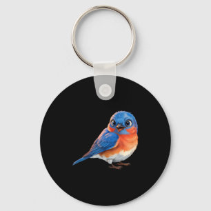 Cute For Eastern Bluebird Bird Lovers Key Ring