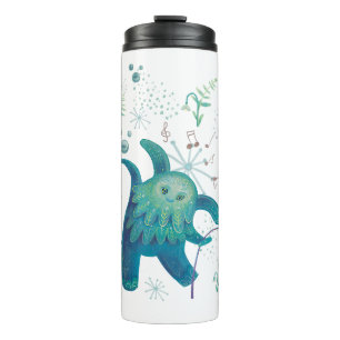  cute forest animal  thermal tumbler