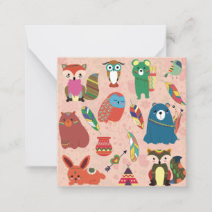 Cute Forest Animals Card
